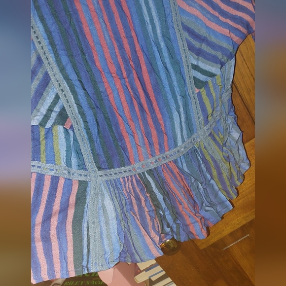 Anthropologie x Conditions Apply Estelle Striped Blouse - Picture 7 of 9